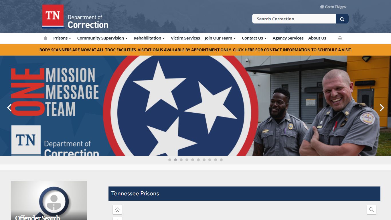 Department of Correction - TN.gov - Tennessee State Government